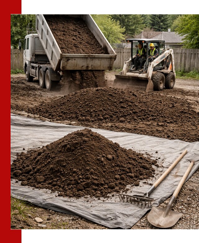 Грунт для отсыпки участка с доставкой в Устях-Лабинске