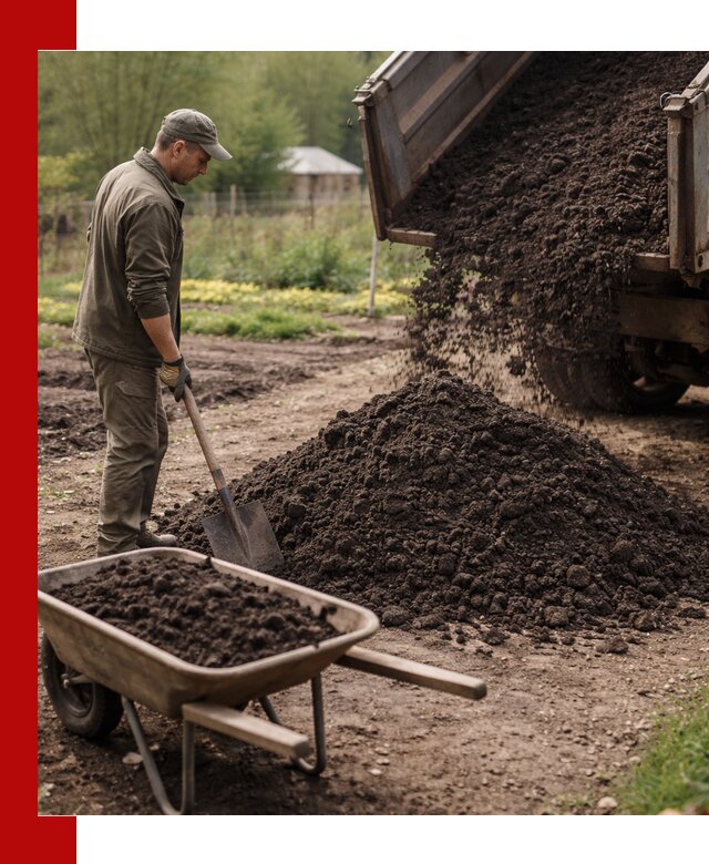 Доставка качественной земли для огорода в Устях-Лабинске