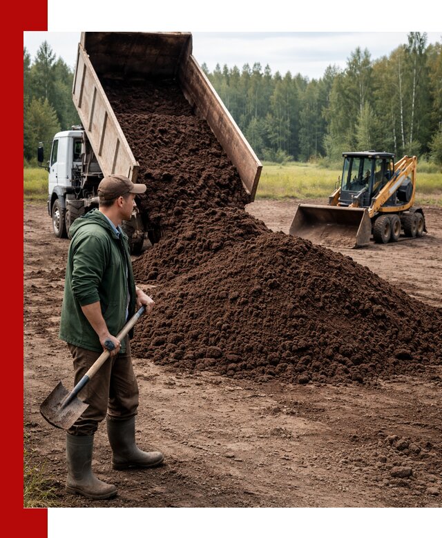 Купить верховой торф с доставкой в Устях-Лабинске для садоводства и растений