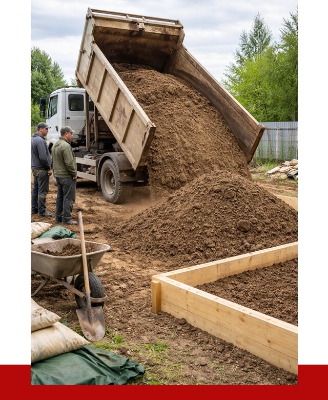 Торфо песчаная смесь в Устях-Лабинске с доставкой от 1890 р. | ПРОНЕРУДУлб