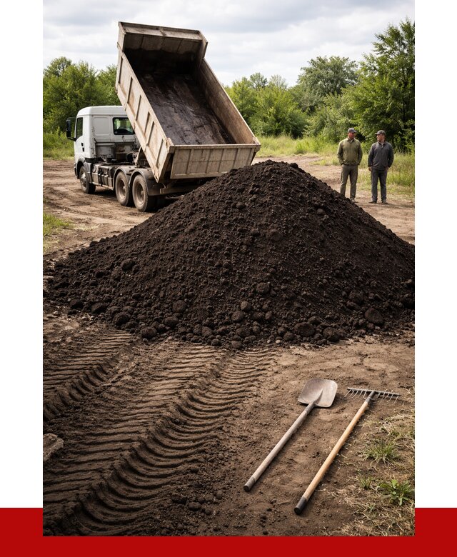 Купить чернозем навалом в Устях-Лабинске от 1226 р. за куб | ПРОНЕРУДУлб