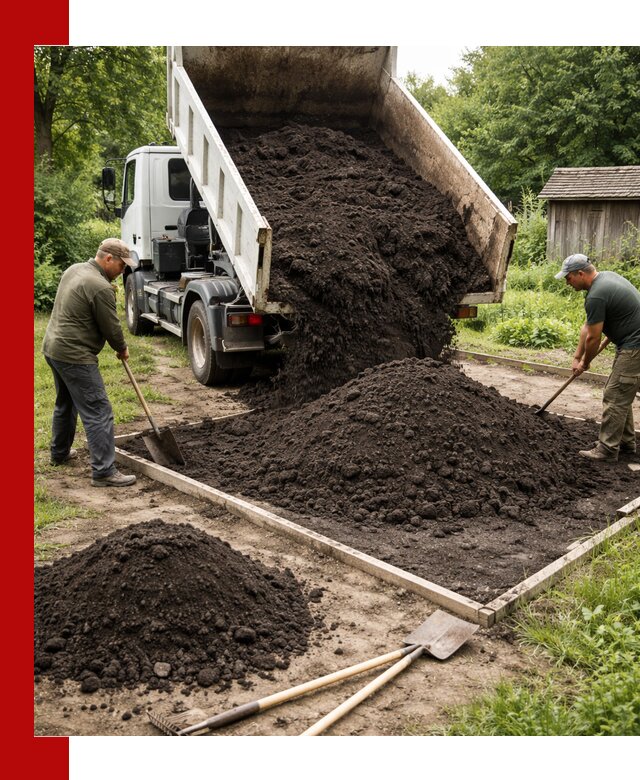 Купить чистый чернозем для огорода с доставкой в Устях-Лабинске