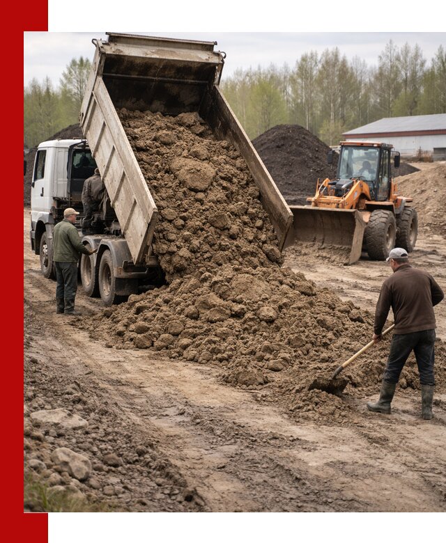 Доставка глин и суглинков в Устях-Лабинске оптом и вкрай