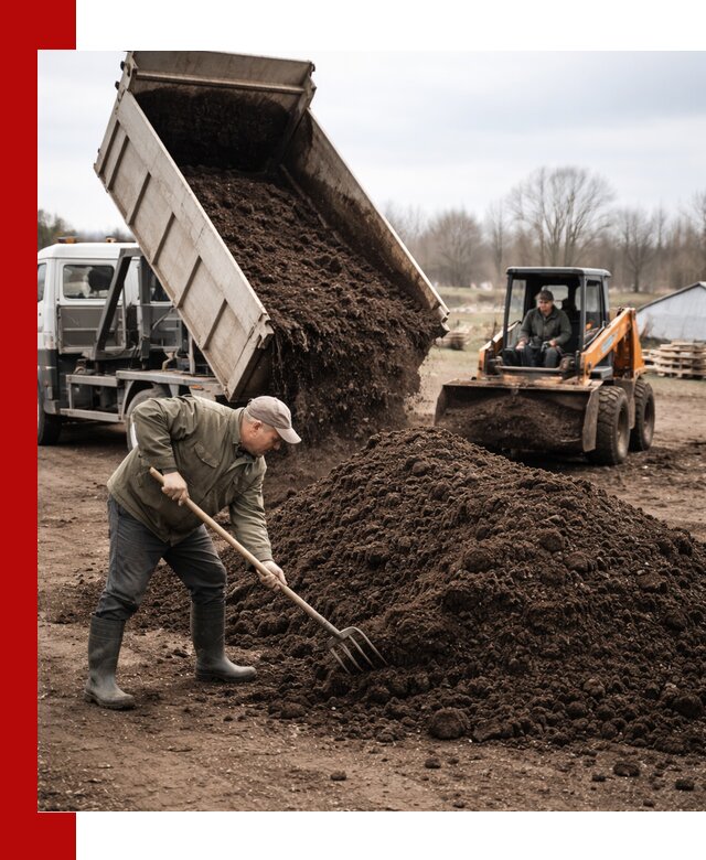 Доставка и продажа перегноя в Устях-Лабинске быстро и дешево