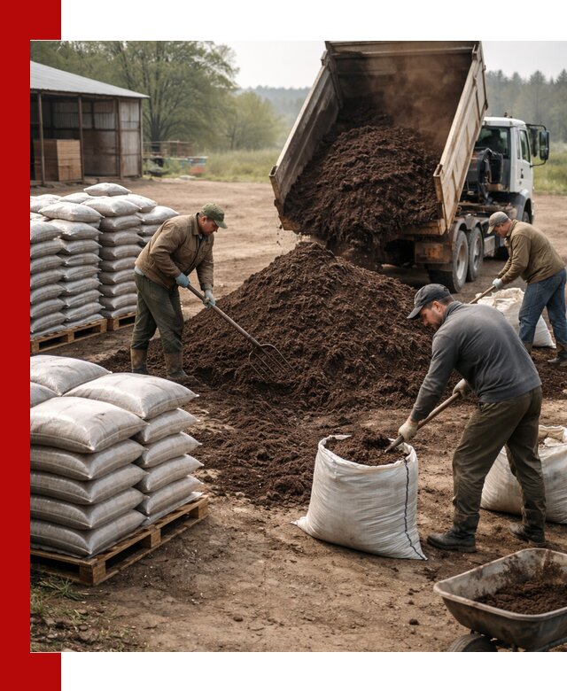 Доставка компоста оптом и в розницу в Устях-Лабинске