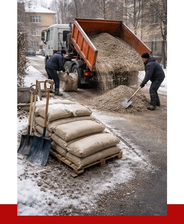 Противогололедные материалы оптом в Устях-Лабинске от 4291 р. | ПРОНЕРУДУлб