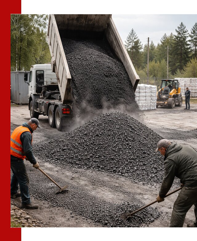 Доставка и продажа асфальтного гранулята в Устях-Лабинске