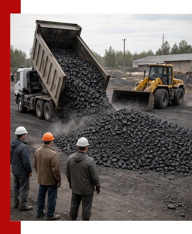 Доставка угля антрацита в Устях-Лабинске с самосвалами и погрузкой
