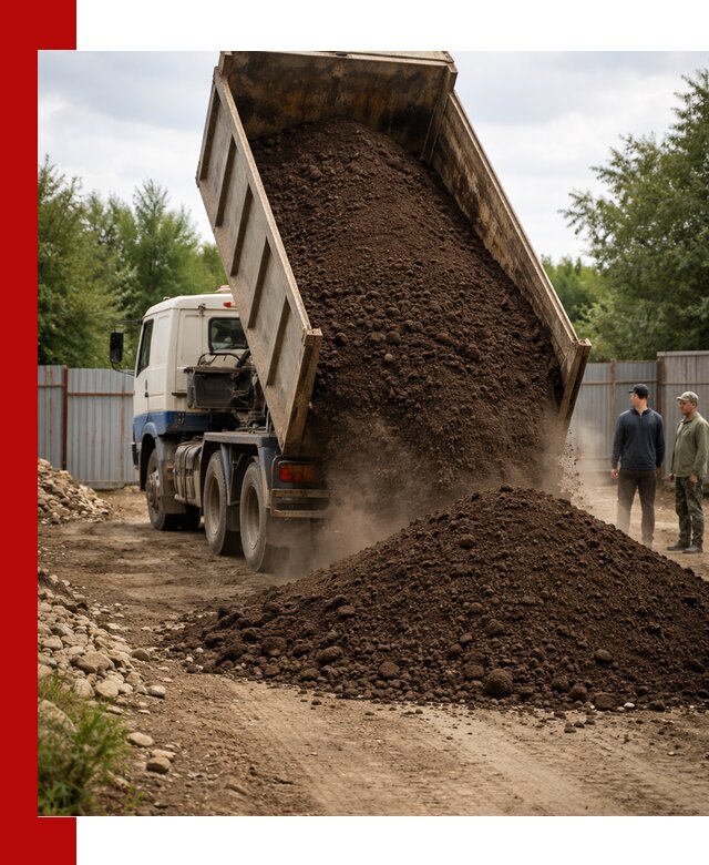 Доставка самосвалом 10 кубов в Устях-Лабинске быстро и надёжно