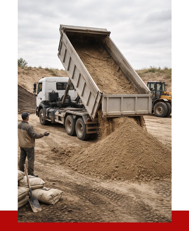 Доставка самосвалом 20 кубов в Устях-Лабинске от 7662 р. | ПРОНЕРУДУлб