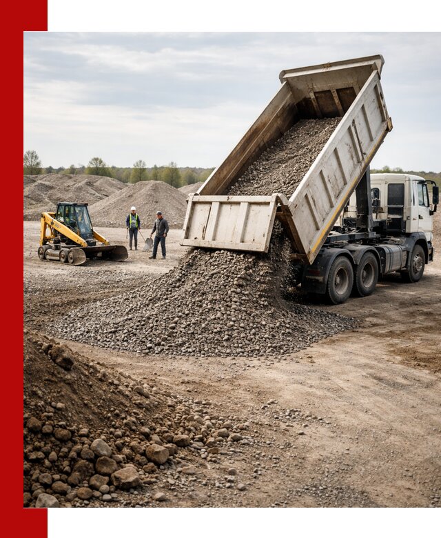 Доставка самосвалом 25 м³ в Устях-Лабинске быстро и надежно