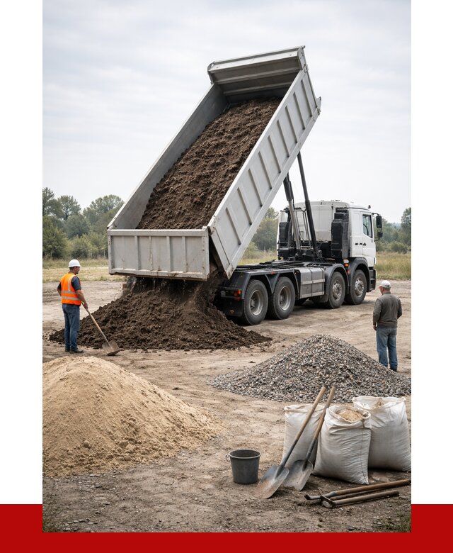 Доставка самосвалом 30 кубов в Устях-Лабинске от 8684 р. | ПРОНЕРУДУлб