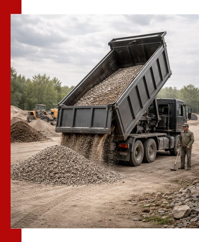 Доставка самосвалом 30 м3 по выгодным ценам в Устях-Лабинске