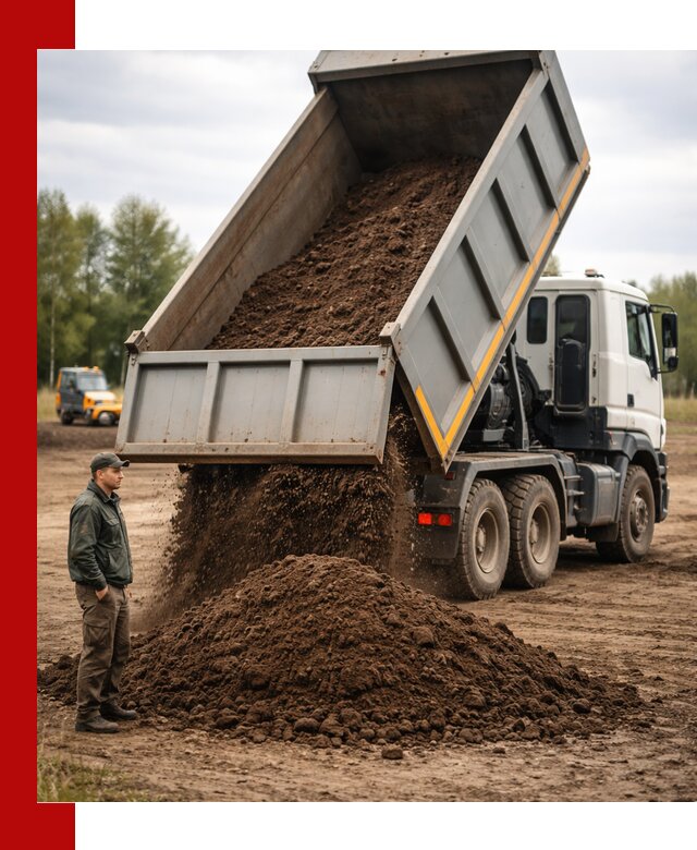 Аренда самосвала с водителем в Устях-Лабинске для сыпучих грузов и навоза