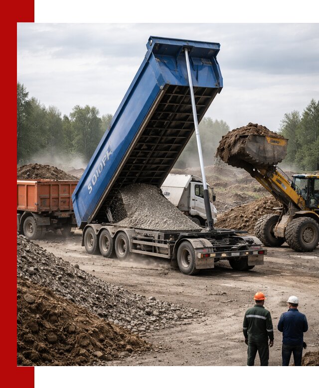 Аренда тонар 40 тонн в Устях-Лабинске с доставкой материалов
