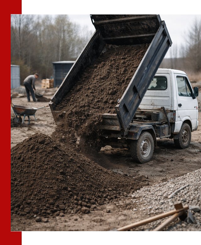 Аренда минисамосвала в Устях-Лабинске для доставки сыпучих материалов