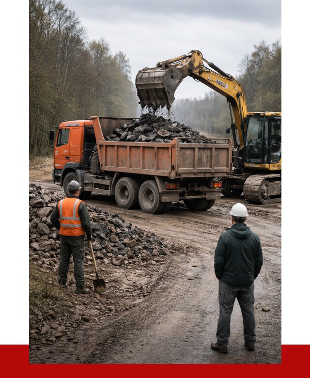 Вывоз асфальта в Устях-Лабинске от 4597 р. самосвалом ПРОНЕРУДУлб