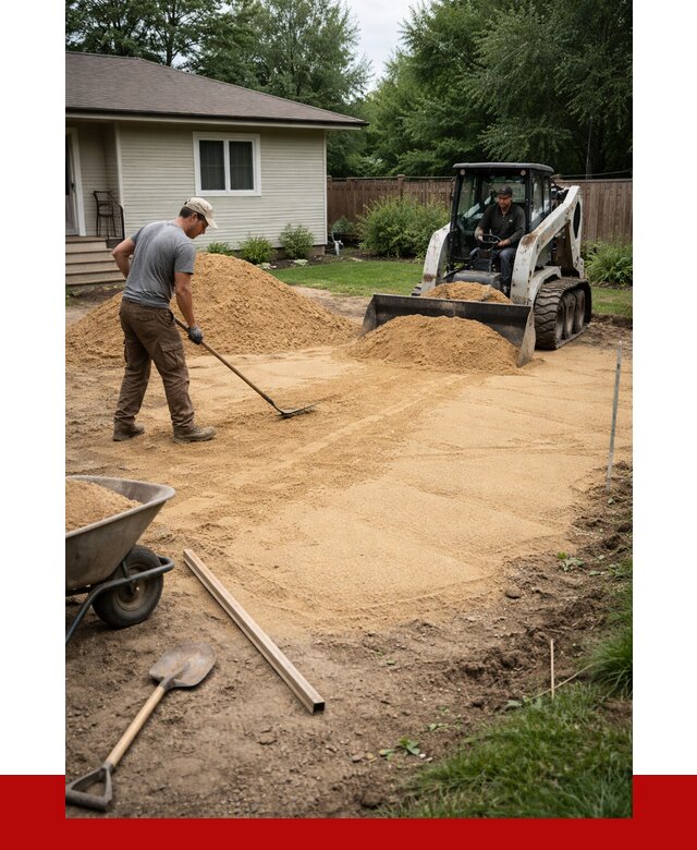 Отсыпка участка песком в Устях-Лабинске, от 2554 р., ПРОНЕРУДУлб