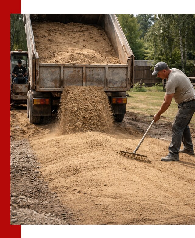 Отсыпка участка песком в Устях-Лабинске быстро и качественно