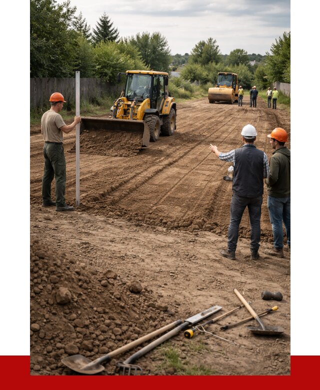 Планировка участка грунтом в Устях-Лабинске от 4597 р ПРОНЕРУДУлб