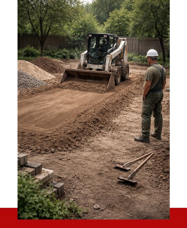 Выравнивание участка под ключ в Устях-Лабинске от 3576 р. | ПРОНЕРУДУлб